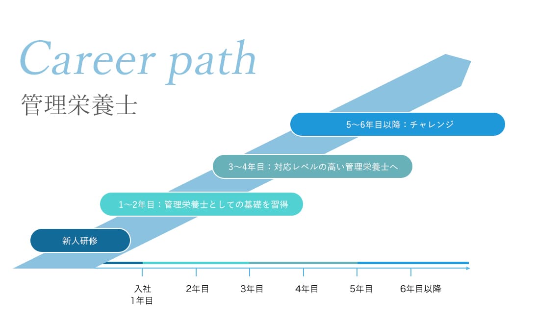 管理栄養士キャリアパス